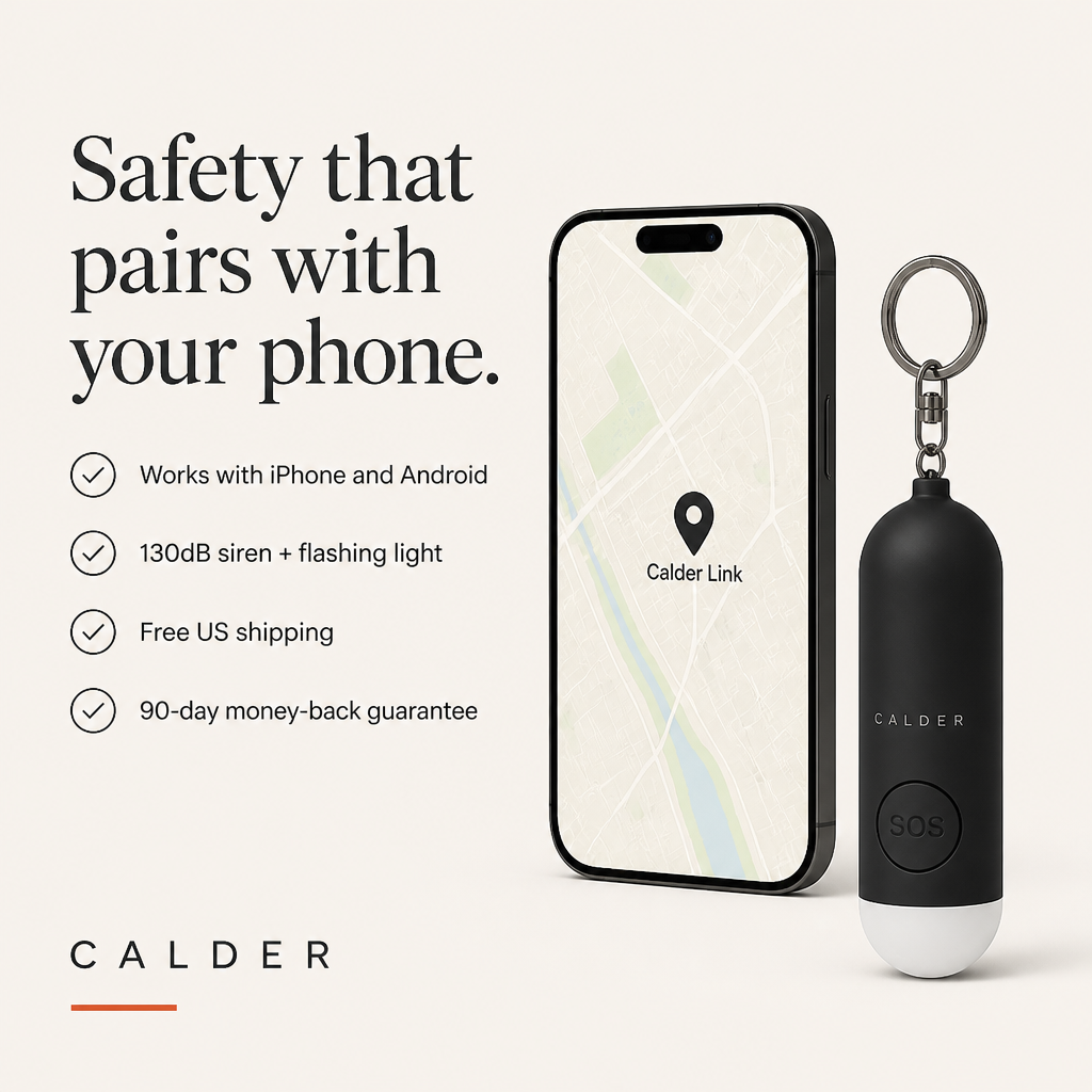 Calder Link, the smart safety alarm that pairs with your phone