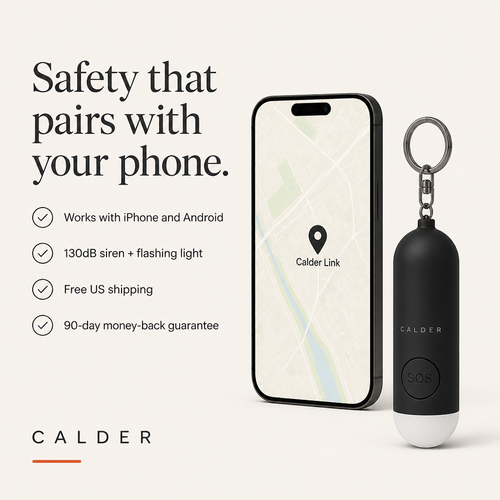 Calder Link, the smart safety alarm that pairs with your phone